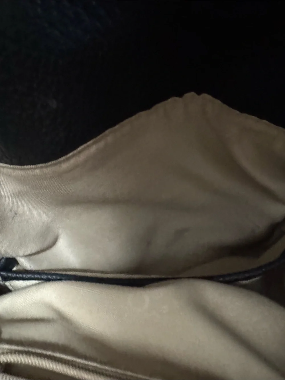 Jones New York Black Tote Handbag with Gold Plaque